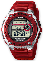 Casio Radio Controlled Ekran LCD/Żywica z tworzywa sztucznego Ø47 mm WV-200E-4AVEF