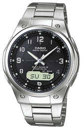 Casio Radio Controlled Czarny/Stal Ø42.1 mm WVA-M610D-1AER