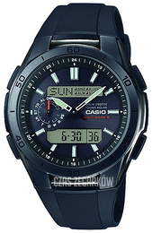 Casio Radio Controlled Czarny/Guma Ø44 mm WVA-M650B-1AER