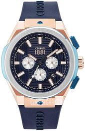 Cerruti 1881 Niebieski/Guma Ø48 mm CRA163SRBL03BL