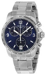 Certina DS Podium Niebieski/Stal Ø40 mm C001.417.11.047.00