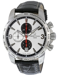 Certina DS Podium Srebrny/Skóra Ø42 mm C001.427.16.037.01