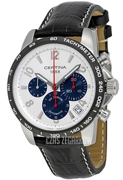 Certina DS Podium Srebrny/Skóra Ø44 mm C001.614.16.037.00