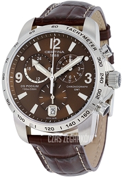 Certina DS Podium Brązowy/Skóra Ø42 mm C001.639.16.297.00