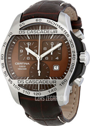 Certina DS Cascadeur Brązowy/Skóra Ø42 mm C003.617.26.290.00