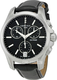 Certina DS Prime Czarny/Skóra Ø39 mm C004.217.16.056.00