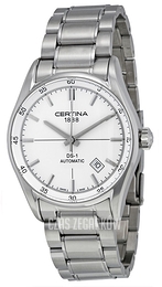Certina DS 1 Automatic Biały/Stal Ø39 mm C006.407.11.031.00