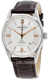 Certina DS 1 Srebrny/Skóra Ø39 mm C006.407.16.038.01