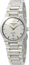Certina DS Spel Lady Kremowy/Stal w odcieniu złota Ø30 mm C012.209.22.037.00