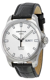 Certina DS First Gent Srebrny/Skóra Ø40.3 mm C014.407.16.031.00