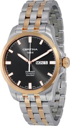 Certina DS First Czarny/Stal w odcieniu złota Ø40 mm C014.407.22.081.00