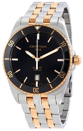 Certina DS First Czarny/Stal w odcieniu złota Ø41 mm C014.410.22.051.00