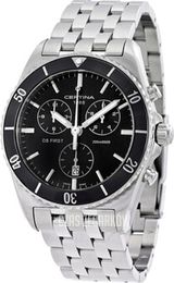 Certina DS First Men Czarny/Stal Ø41 mm C014.417.11.051.00