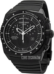 Certina DS Master Czarny/Guma Ø45 mm C015.434.17.050.00