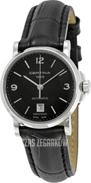 Certina DS Caimano Czarny/Skóra Ø27 mm C017.207.16.057.00