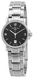 Certina DS Caimano Lady Czarny/Stal Ø27 mm C017.210.11.057.00