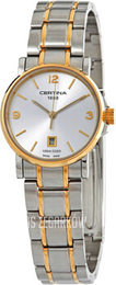 Certina DS Caimano Lady Srebrny/Stal w odcieniu złota Ø27 mm C017.210.22.037.00