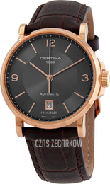 Certina DS Caimano Gent Czarny/Skóra Ø38 mm C017.407.36.087.00