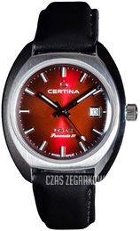 Certina DS 2 Czerwony/Skóra Ø40 mm C024.407.17.421.00