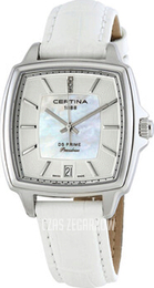 Certina DS Prime Biały/Skóra C028.310.16.116.00