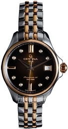 Certina DS Action Brązowy/Stal w kolorze różowego złota Ø34.5 mm C032.207.22.296.00