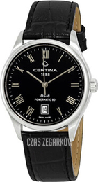 Certina Ds 8 Czarny/Skóra Ø39 mm C033.407.16.053.00