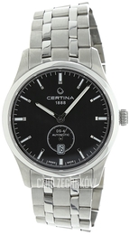 Certina DS 8 Czarny/Stal Ø40 mm C033.428.11.051.00