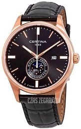 Certina Ds 8 Czarny/Skóra Ø41 mm C033.457.36.051.00