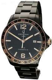 Certina DS 8 Czarny/Stal Ø40.5 mm C033.807.33.057.00