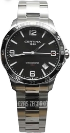 Certina DS 8 Czarny/Stal Ø41.5 mm C033.851.11.057.00