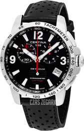 Certina Ds Podium Czarny/Skóra Ø42 mm C034.453.16.057.00