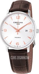 Certina Ds Caimano Srebrny/Skóra Ø39 mm C035.410.16.037.01