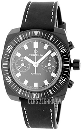 Certina DS Chronogrpah Czarny/Skóra Ø42.5 mm C040.462.36.041.00