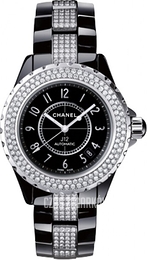 Chanel J12 Czarny/Czeramiczna Ø38 mm H1339