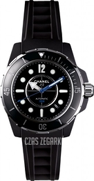 Chanel J12 Marine Czarny/Guma Ø42 mm H2558