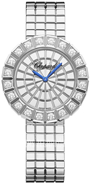 Chopard Ice Cube Biały/18 karatowe białe złoto Ø36 mm 104015-1001