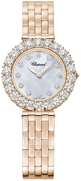Chopard L Heure Du Diamant Biały/18 karatowe różowe złoto Ø30 mm 10A378-5601