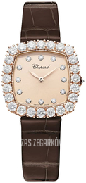 Chopard L Heure Du Diamant Różowe złoto/Skóra 13A386-5107