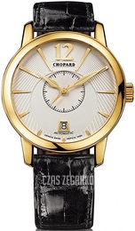 Chopard L.U.C Twin Srebrny/Skóra Ø39 mm 161880-0001