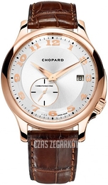 Chopard L.U.C Twist Srebrny/Skóra Ø41 mm 161888-5007