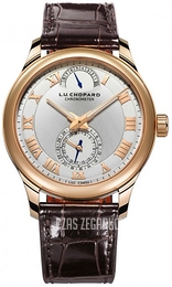 Chopard L.U.C Quattro Srebrny/Skóra Ø43 mm 161926-5001