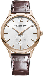 Chopard L.U.C Srebrny/Skóra Ø40 mm 161948-5001