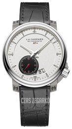 Chopard L.U.C 8HF Srebrny/Skóra Ø42 mm 168554-3001