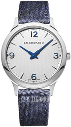 Chopard L.U.C Srebrny/Skóra Ø40 mm 168592-3001