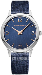 Chopard L.U.C Niebieski/Skóra Ø40 mm 168592-3002