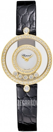 Chopard Happy Diamonds Biały/Skóra Ø24 mm 203957-0201