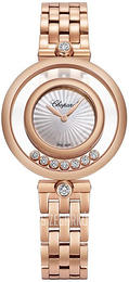 Chopard Happy Diamonds Srebrny/18 karatowe różowe złoto Ø32 mm 209426-5002