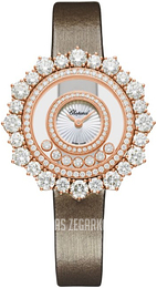 Chopard Happy Diamonds Srebrny/Satyna Ø36.3 mm 209436-5001