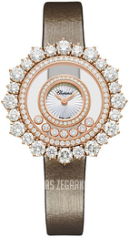 Chopard Happy Diamonds Srebrny/Satyna Ø36 mm 209436-5002