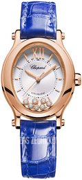 Chopard Happy Sport Srebrny/Skóra Ø29 mm 275362-5001